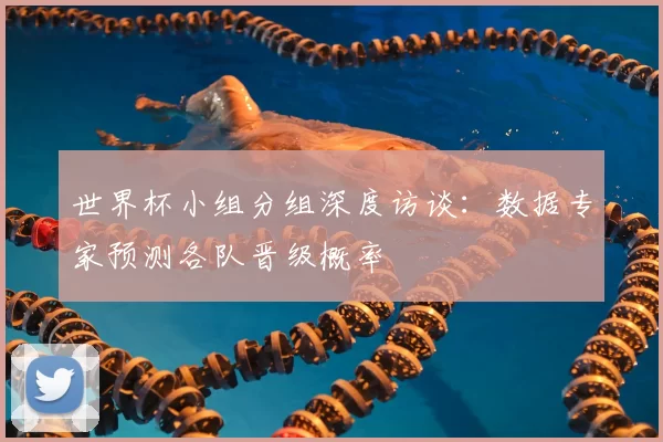 世界杯小组分组深度访谈：数据专家预测各队晋级概率
