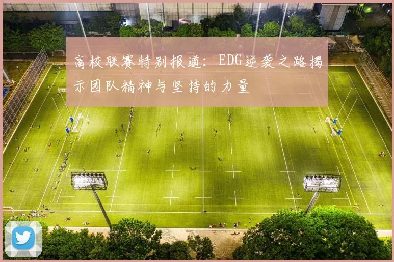 高校联赛特别报道：EDG逆袭之路揭示团队精神与坚持的力量