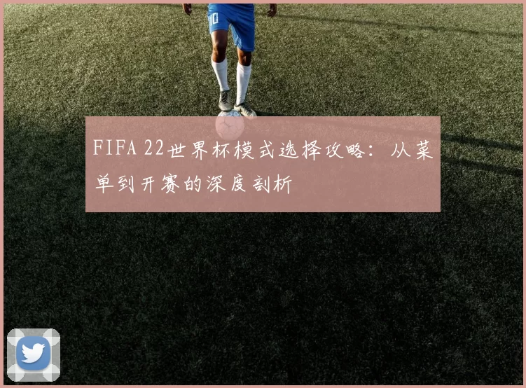 FIFA 22世界杯模式选择攻略：从菜单到开赛的深度剖析